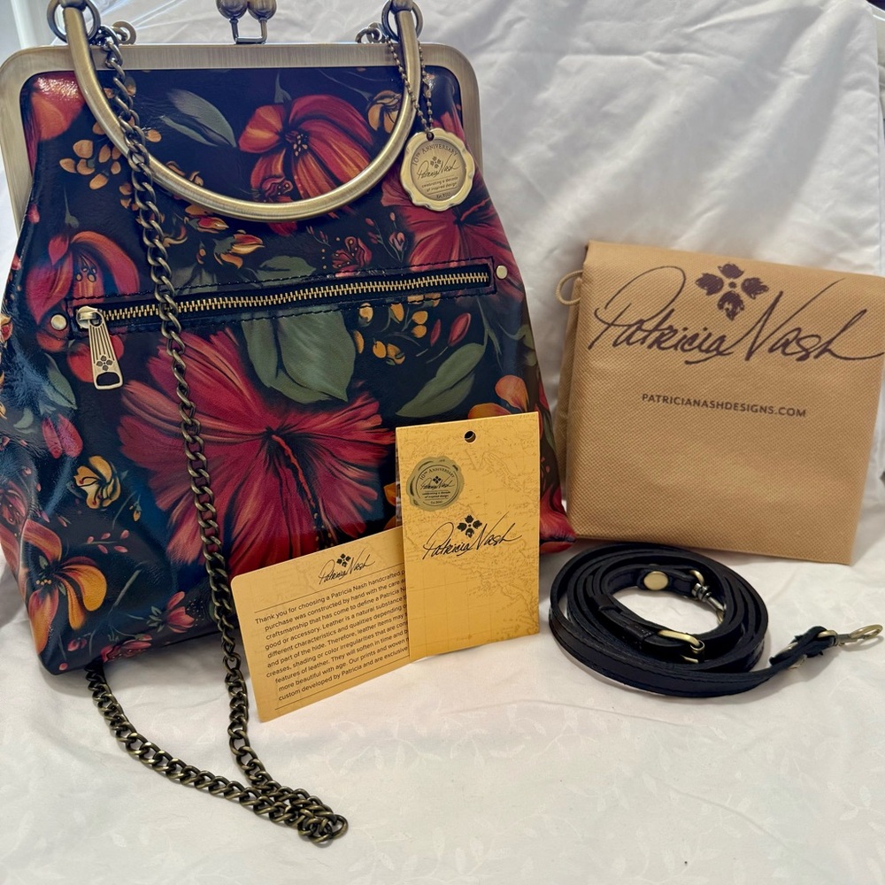 Patricia Nash Floral Crossbody Bag - Multicolor